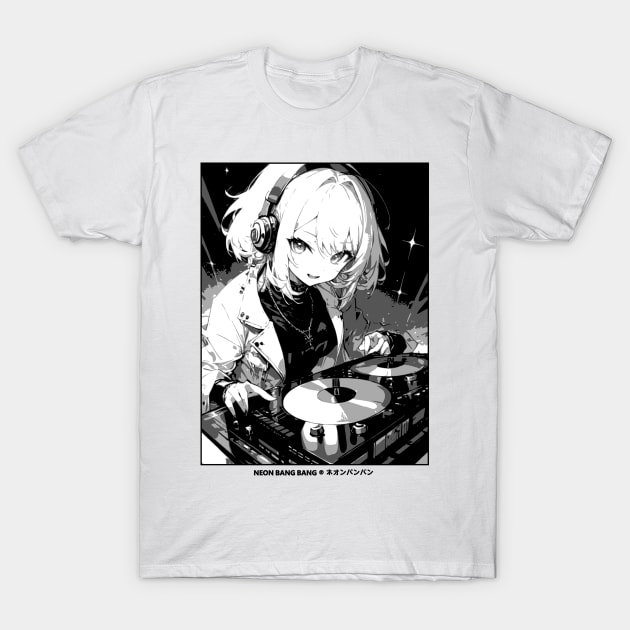 Japanese Anime Streetwear - DJ T-Shirt by Neon Bang Bang